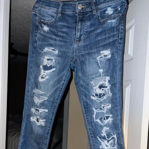 American eagle jeans crop jeans